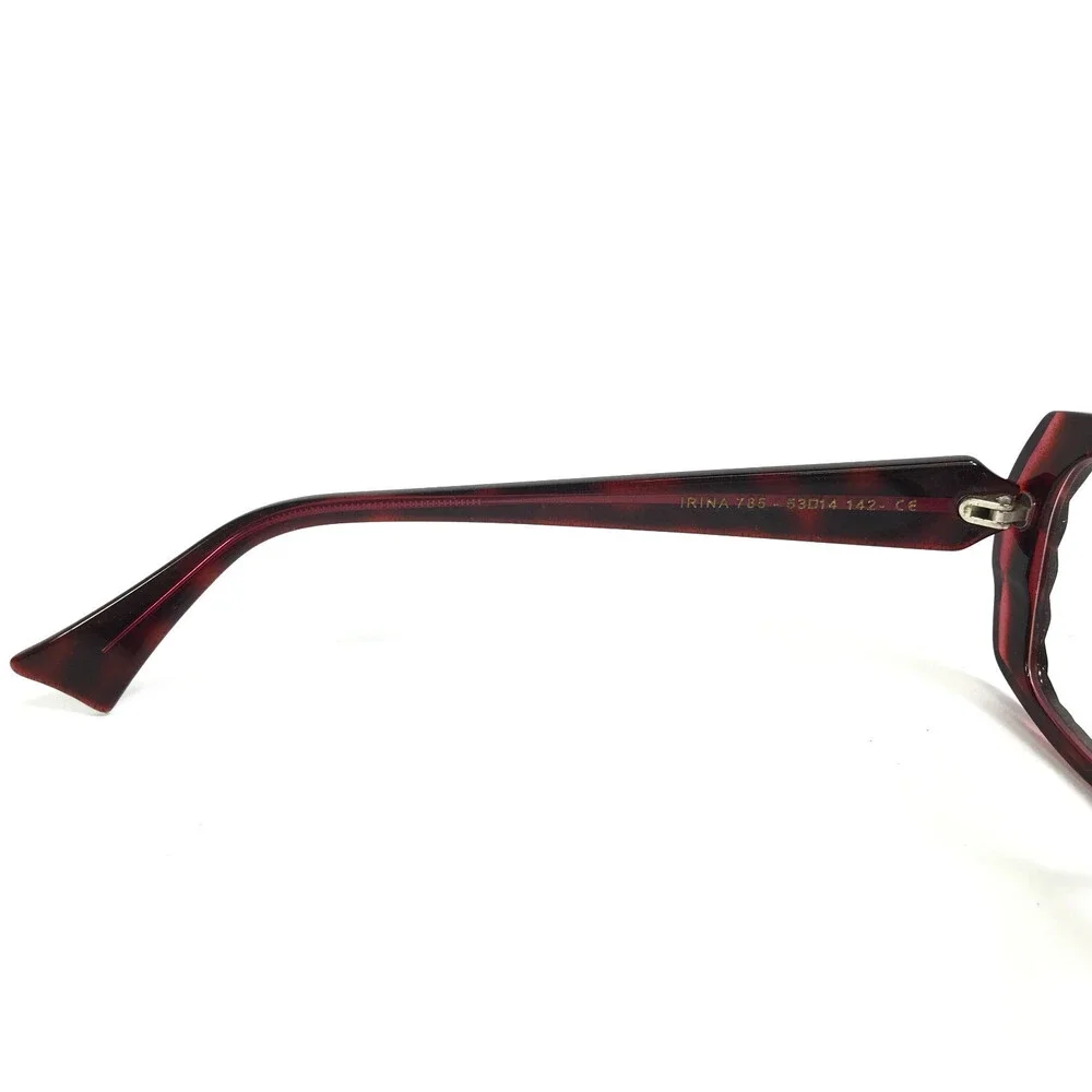 Jean Lafont Eyeglasses Frames IRINA 785 Brown Red Tortoise Cat Eye 53-14-142
